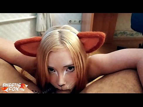 ❤️ Kitsune slikt lul en sperma in haar mond Quality sex at us ❤